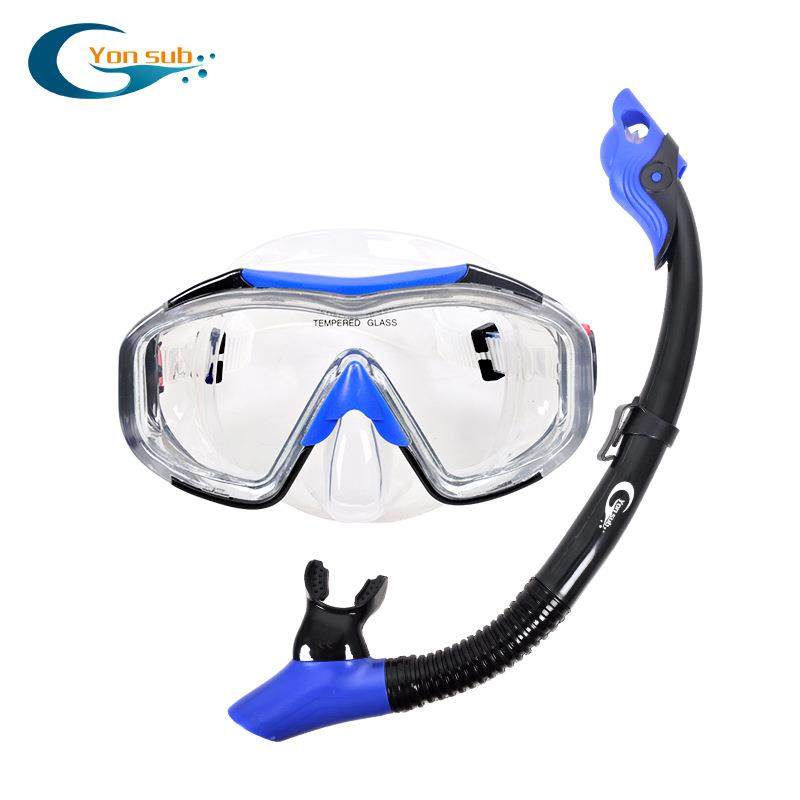 潜水装备全套潜水镜全干式呼吸管脚蹼水肺浮潜三宝高清大框