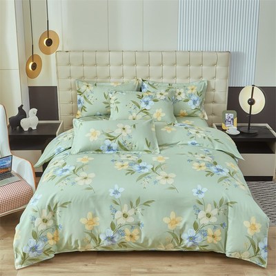 1米8x2米新款床上四件套全棉180x200x220被套一米八乘两米二