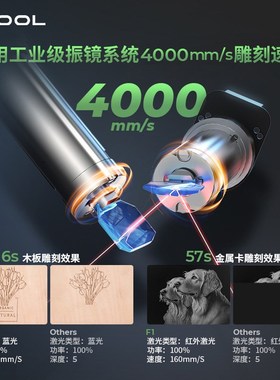 xTool F1金属激光雕刻机全自动小型切割机手持打标机