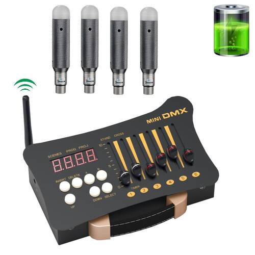 DMX512控制台无线控制LED帕灯摇头光束灯控制台舞台灯光DMX调光