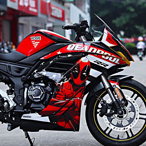 适用隆鑫无极e250RR改装贴纸竞技版全车贴花车身拉花版花版画定制