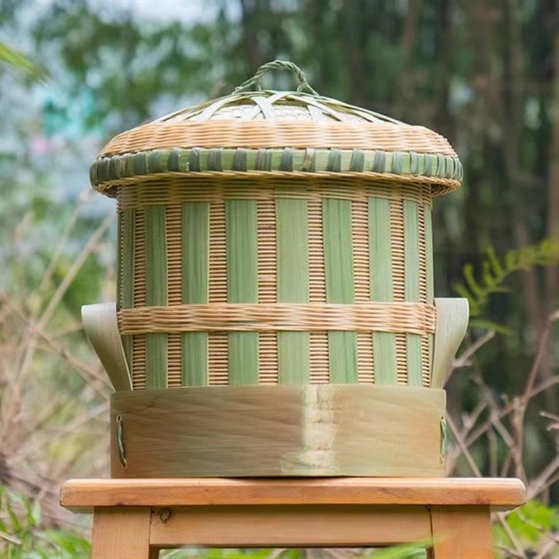 四川传统竹桶甑子老式纯手工编织家用商用厨房蒸饭竹编竹制品用具