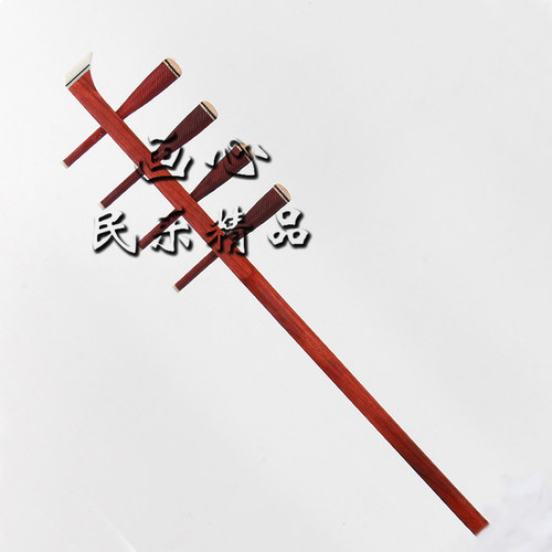 高音四胡杆红木黑檀中音低音琴杆带四根轴手工打磨抛光四弦配件杆