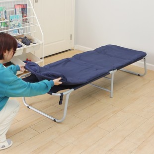床罩午休折叠床套无纺布加厚棉垫单人躺椅办公室午睡三折陪护床垫