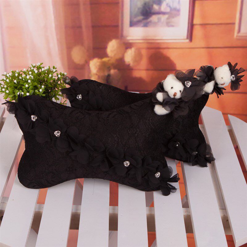 挡位手刹套 车饰套装汽车用品套饰女卡通蕾丝精品装饰内饰后视镜