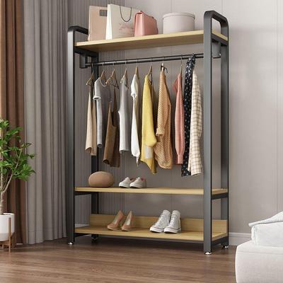 网红落地轻奢简易挂衣架子卧现代置物收纳家用加粗服装店网红包邮