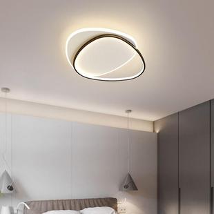 现代简约创意卧室灯吸顶灯超薄极简灯具2023年新款 智能房间灯