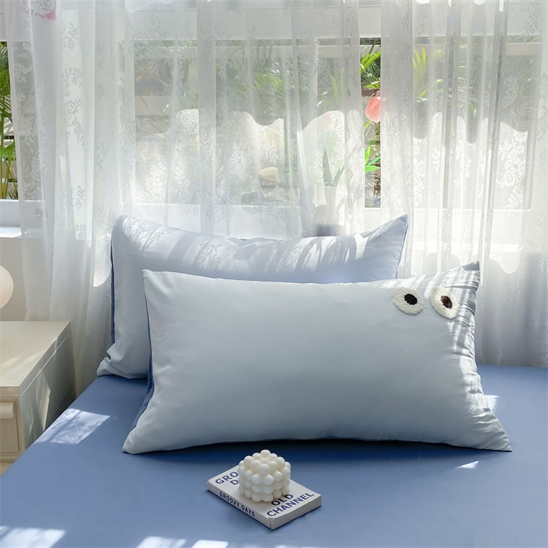 2024新款床上四件套全棉床单床笠款大学生宿舍用品单人三件套