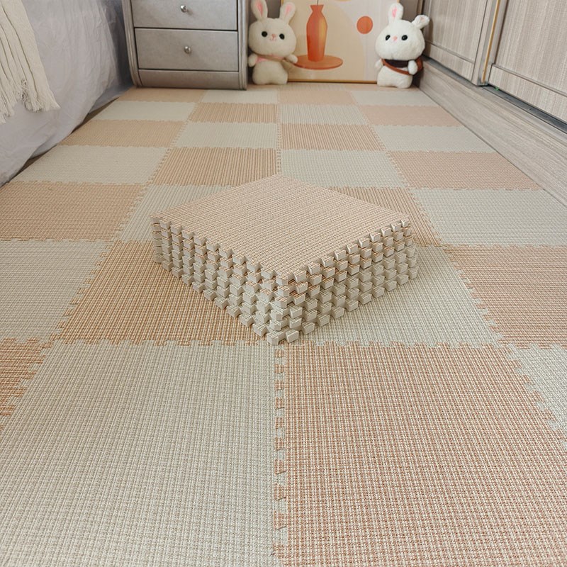 女孩房间床边地毯卧室全铺可擦洗泡沫拼接垫子地垫大面积地板铺垫