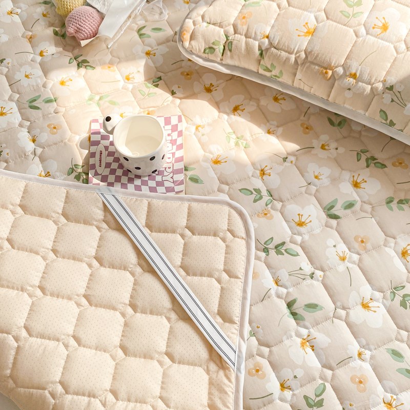 床垫软垫家用全棉被褥夏季学生宿舍铺底防滑褥子薄款可机水洗