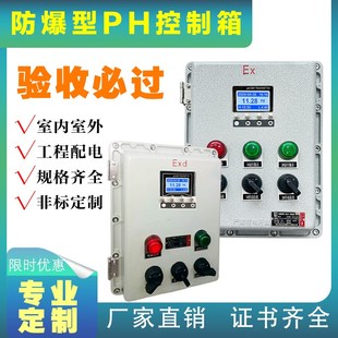 防爆工业PH计ph检测仪酸碱自动加药配电箱控制箱成套系统防爆PH计