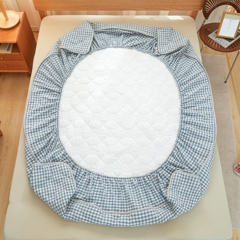 100床笠单件2023新款全棉夹棉床罩全包床笠罩床套床垫保护罩