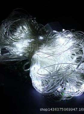 4*6米672LED白色网灯 户外防水 圣诞装饰灯渔网灯LED彩灯串星星灯