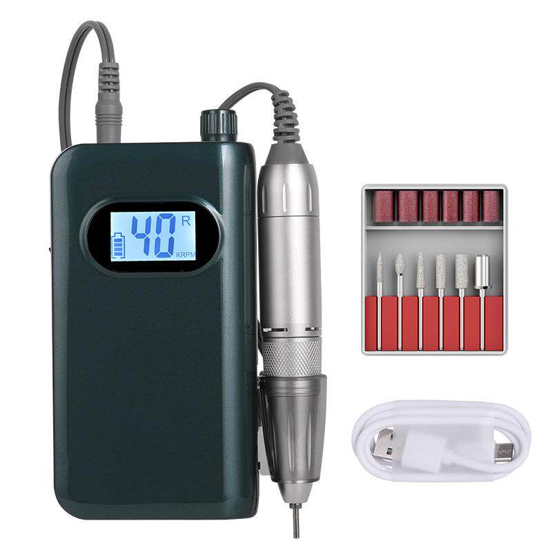 新款美甲打磨机手柄便携指甲磨甲器修指甲器美甲工具卸甲机套装