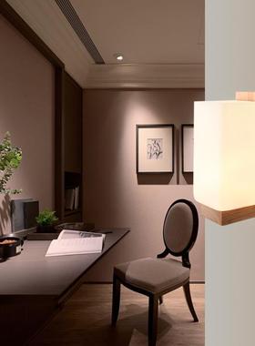 卓迩新款欧式木艺壁灯led创意卧室床头壁灯北欧走廊过道楼梯灯具