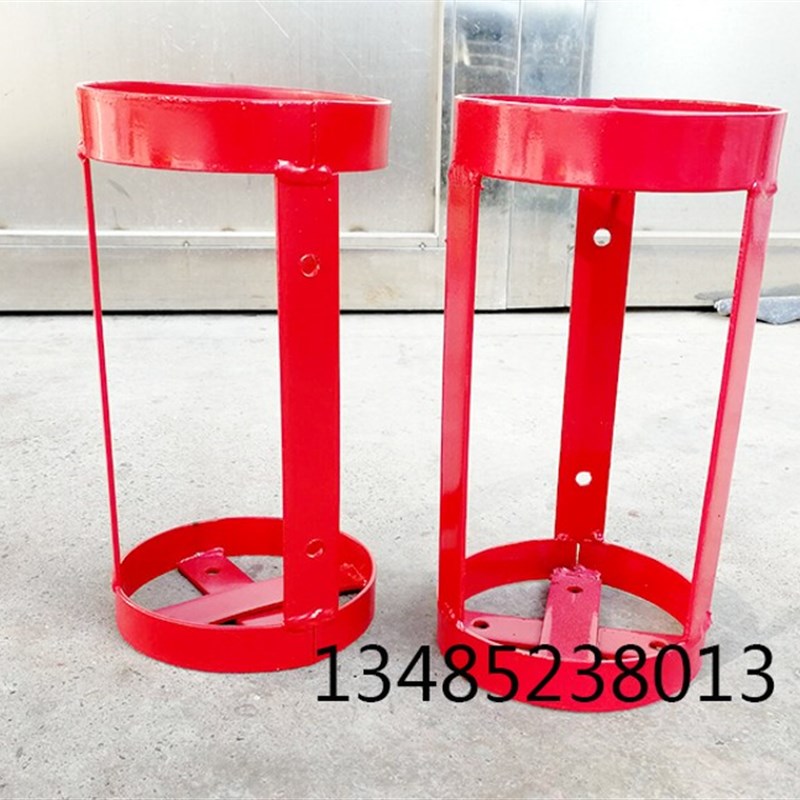 公交车货车灭火器固定架圆桶圆筒支架4公斤5公斤船用灭火器挂架子
