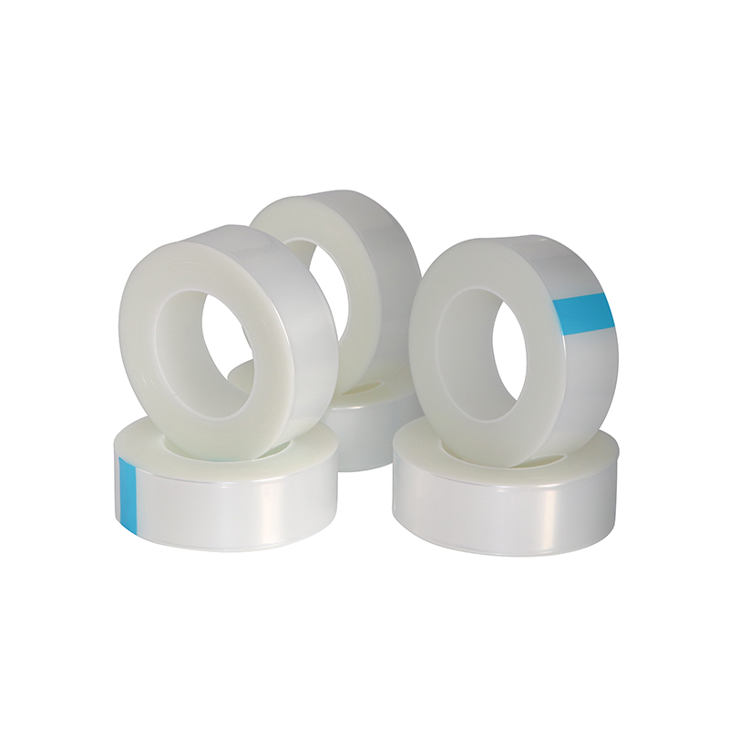 pe网纹膜亚克力玻璃镜片高光注塑件贴膜低粘透明自粘保护膜胶带