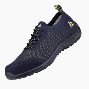 舒适安全鞋 代尔塔301228夏季 透气轻便男女劳保防砸刺穿飞织时尚