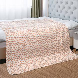 重力毯现货月亮印花被外贸加重毯纯棉毯子毯毛毯