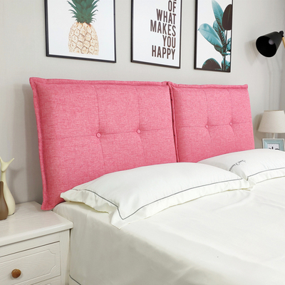 床头靠垫软包靠枕实木无床头榻榻米双人大靠背垫简约床头板罩套