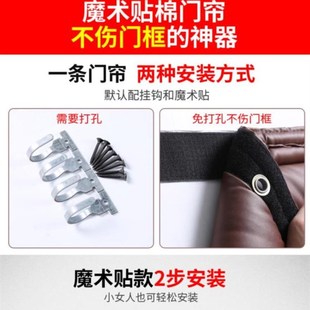 专业吸音隔音门帘超强隔音帘商用酒吧ktv降噪马路冷藏库保温棉门