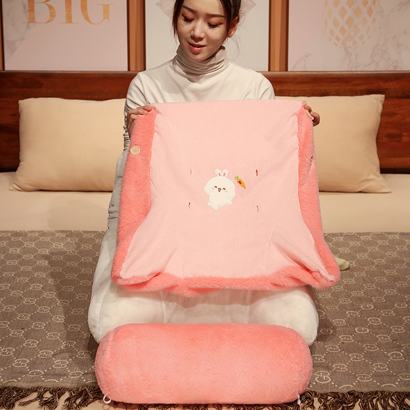 床头靠枕抱枕靠垫软包大靠背垫沙发床上读书睡觉护腰护颈三角枕头