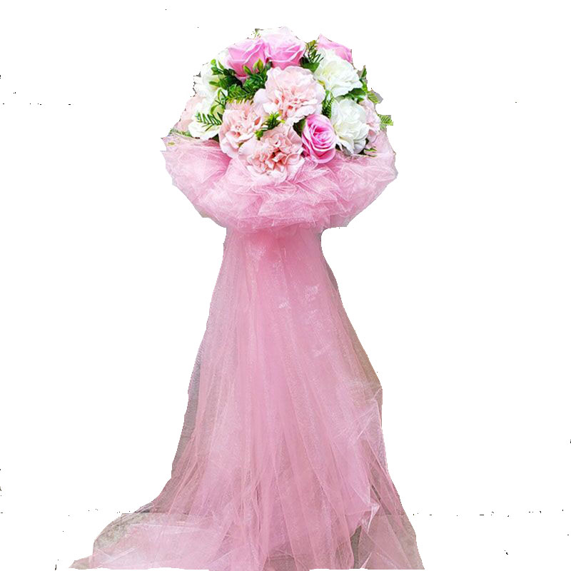 婚庆路引a花篮绢花道具用品铁艺升降架子拱门排花节庆礼品