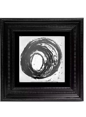 现代简约侘寂中古老钱风织物山鸡D装饰画几何摆件酒店样板间摆件