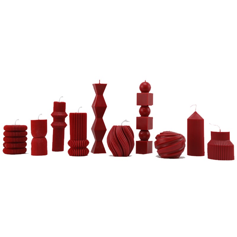 三八妇女节无烟酒l红婚礼喜庆节日香薰蜡烛浪漫装饰客厅烛台摆件