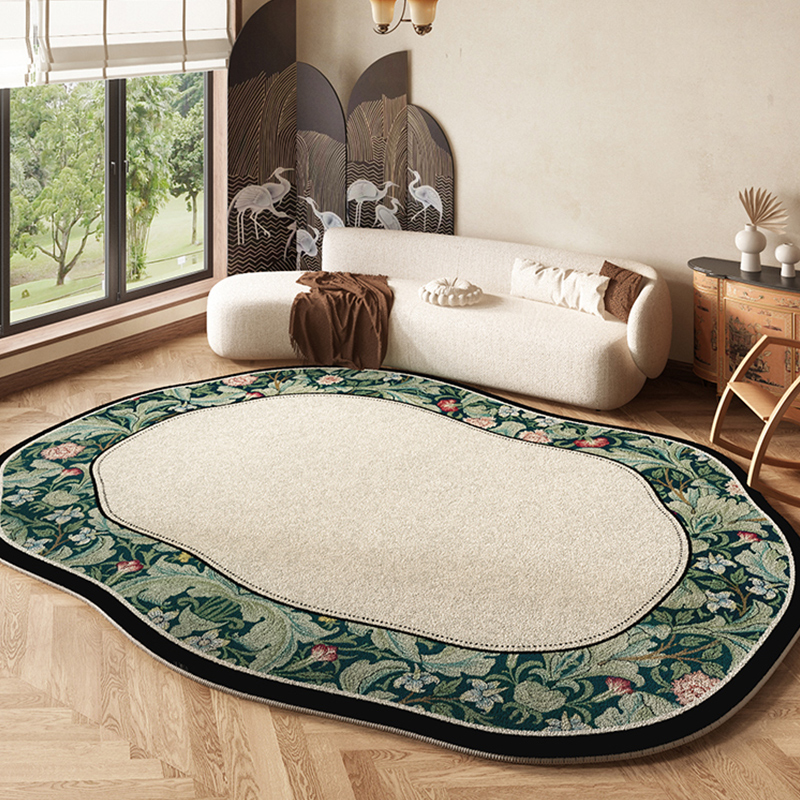 高级感加厚毛绒冬天m卧室床边地毯客厅免洗可擦茶几毯异形沙发地