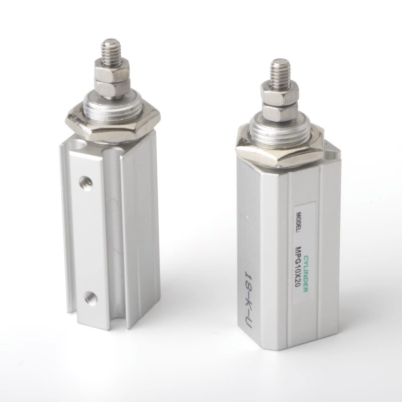 亚德客同款面板安装气缸MPG6X8X12X16X5S10S15S20S25RS30S35S-40S