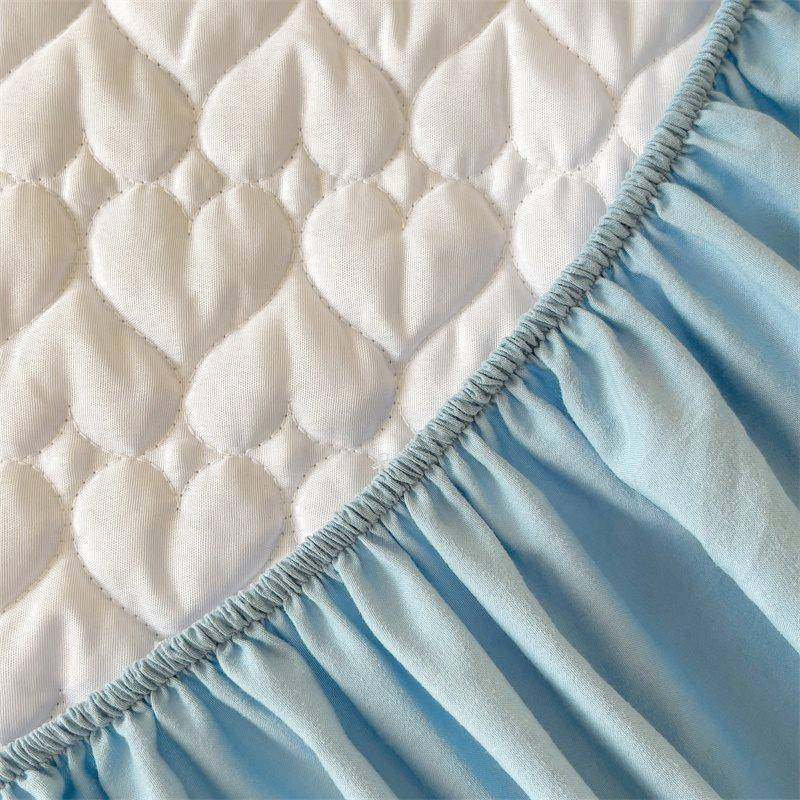 S*四季夹棉床裙床笠二合一水洗棉纯色床罩单件全包防滑防尘保护床,清洗/食品/商业设备,风口/风叶/风机配件,淘宝优惠券,粉丝福利购,淘宝优惠卷