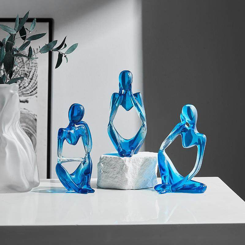 北欧风简约轻奢抽象人物艺术摆件轻奢小众客厅桌面工艺装饰品包邮,清洗/食品/商业设备,风口/风叶/风机配件,淘宝优惠券,粉丝福利购,淘宝优惠卷