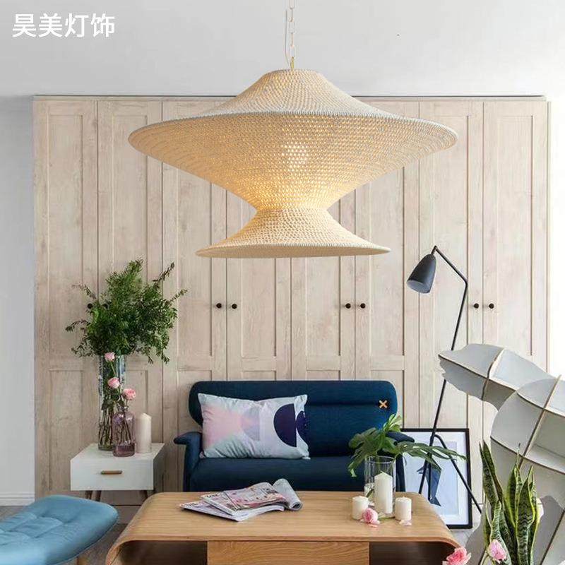 创意网红客厅灯田园风餐厅led吊灯装饰创意个性编织大飞碟棉线灯,自行车/骑行装备/零配件,更多零件/配件,淘宝优惠券,粉丝福利购,淘宝优惠卷