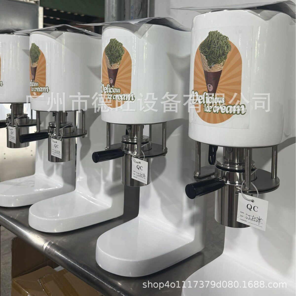 小型冰淇淋设备 Gelato面条机 意大利面冰淇淋制作机源头工厂发货