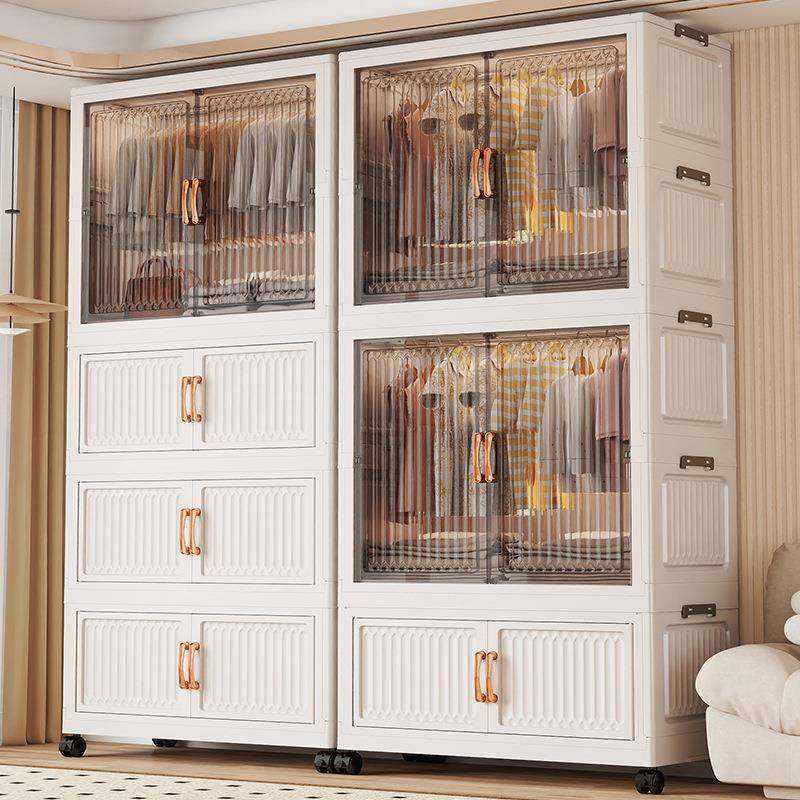 70-80面宽免安装折叠收纳柜电镀把手多层带滑轮家用卧室儿童衣柜,清洗/食品/商业设备,风口/风叶/风机配件,淘宝优惠券,粉丝福利购,淘宝优惠卷