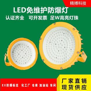 LED防爆灯加油站隔爆型仓库照明厂房led灯车间工矿吊灯200W投光灯