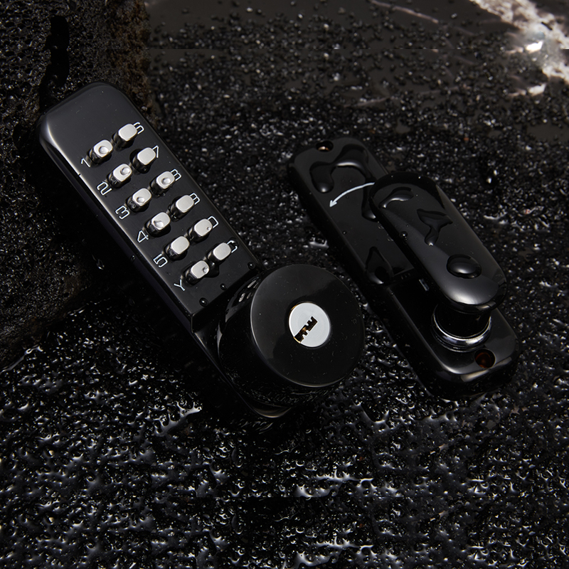 机械密码门锁家用房门锁木t门办公室换球形锁执手锁具带钥匙不用