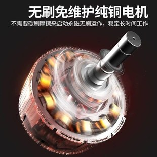 YIKEJIA无刷高枝绿篱修剪机电动充电式园林绿化苗木修枝机伸缩大