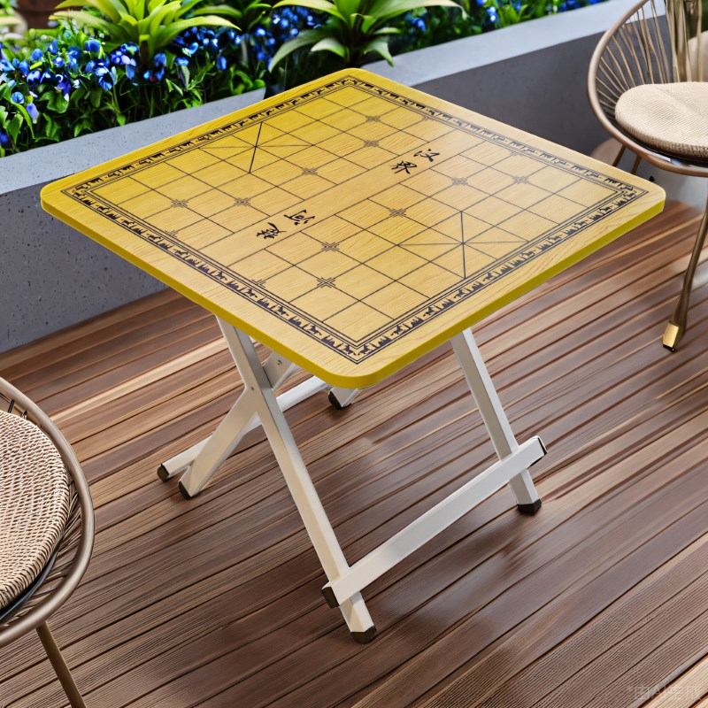 象棋台折叠中国象棋n盘桌户外下棋室外象棋桌子棋牌桌室内带棋盘