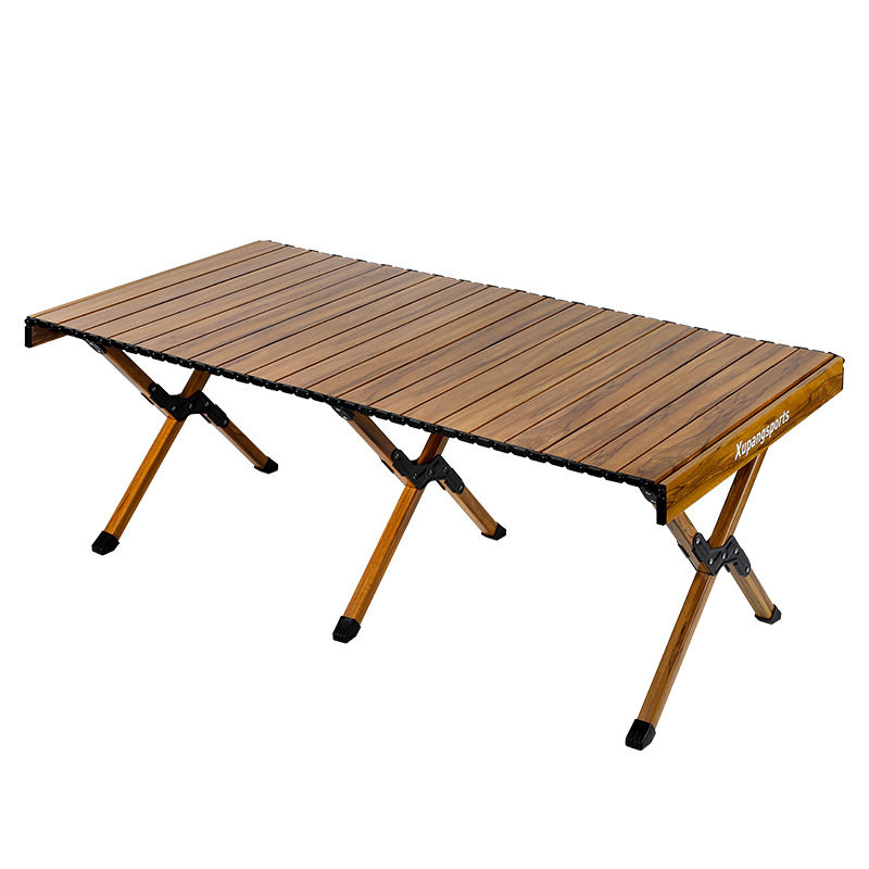 初旭户外全铝合金蛋卷桌多用超轻便携式野餐露营桌椅户外折叠椅桌