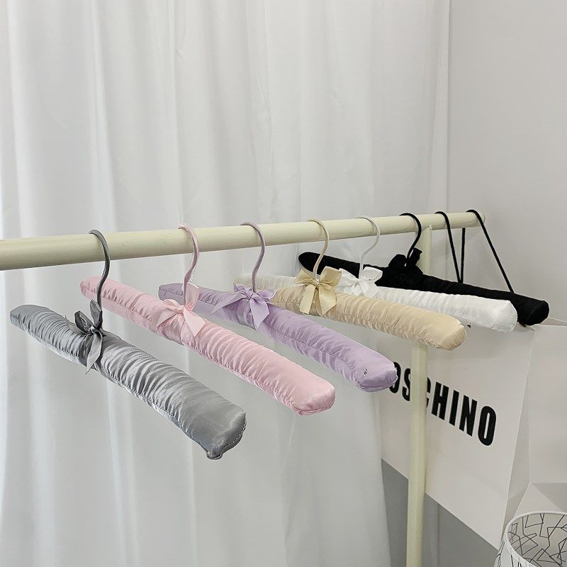 艺林  高档纯色绸缎防滑海绵可弯曲布艺衣架衣挂布衣架衣撑子无痕,收纳整理,植绒衣架/布衣架,淘宝优惠券,粉丝福利购,淘宝优惠卷