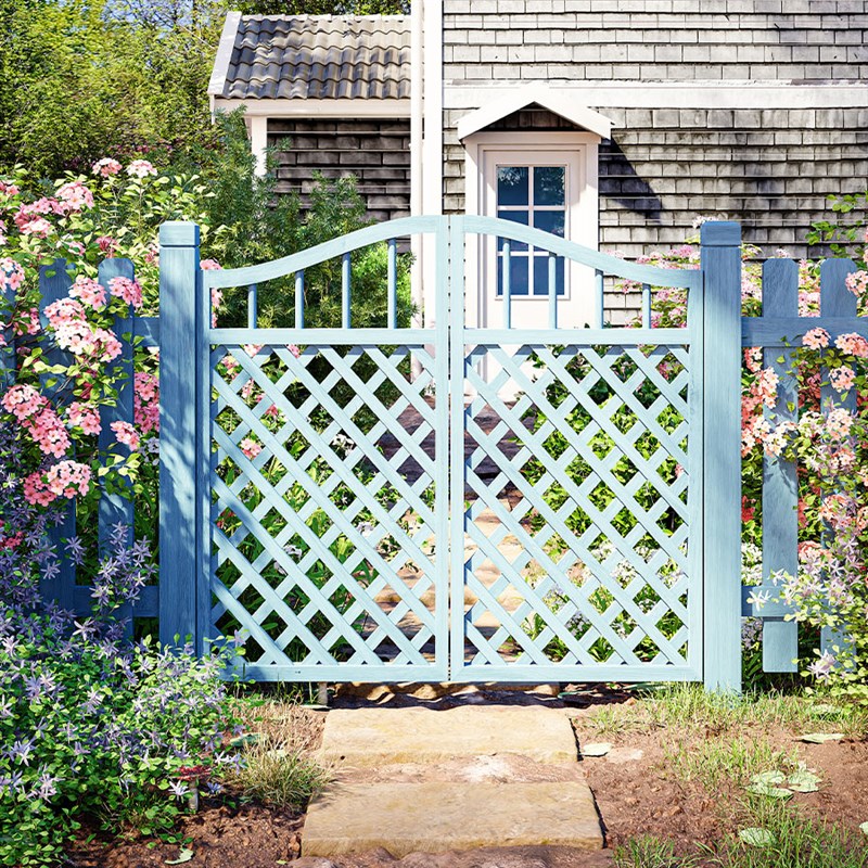 户外防腐木小栅栏门院子室外庭院C篱笆围栏名宿小院木门花园入户