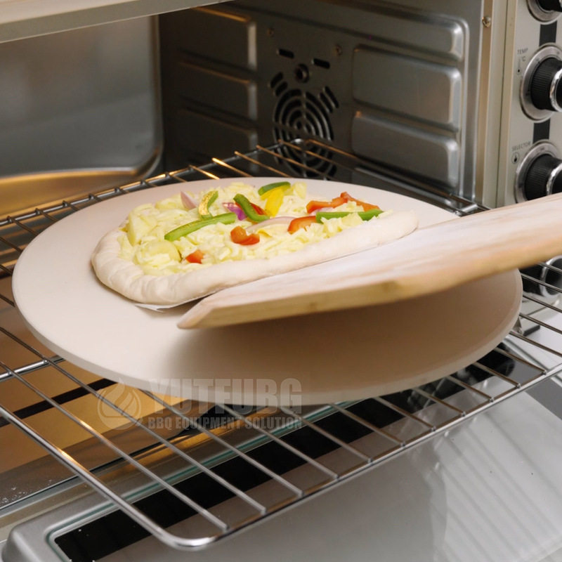 15寸披萨石板转移竹铲烤箱烘焙烧烤套装面包批萨pizza stone set