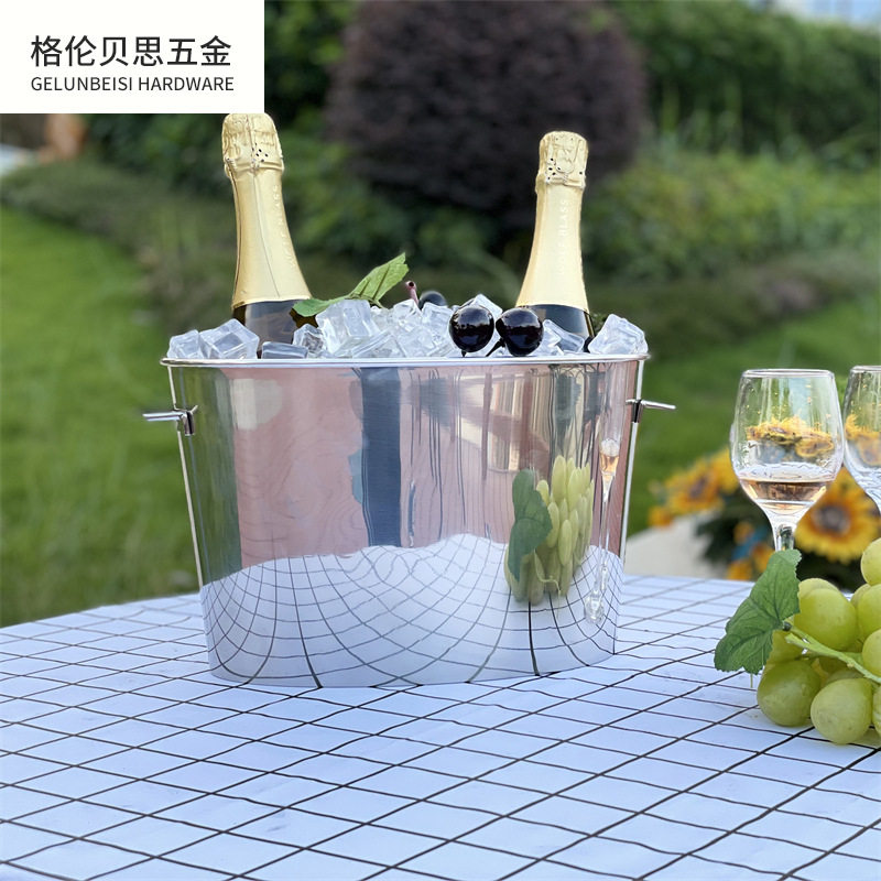 厂家直供316不锈钢冰桶高档香槟桶红酒桶啤酒桶
