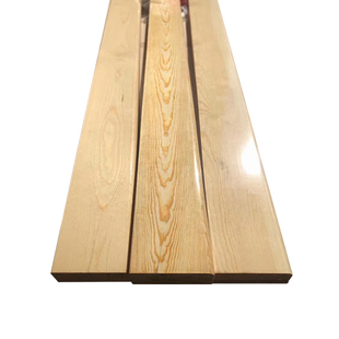 炕沿包边榻榻米实木防撞护角收边封边I型直板白色原木免漆 樟子松