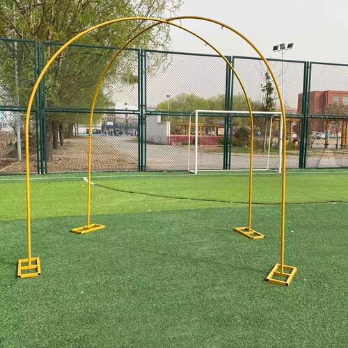 新款婚庆道具圆弧形拱门t舞台背景迎宾圆环摆件装饰婚礼铁艺花架