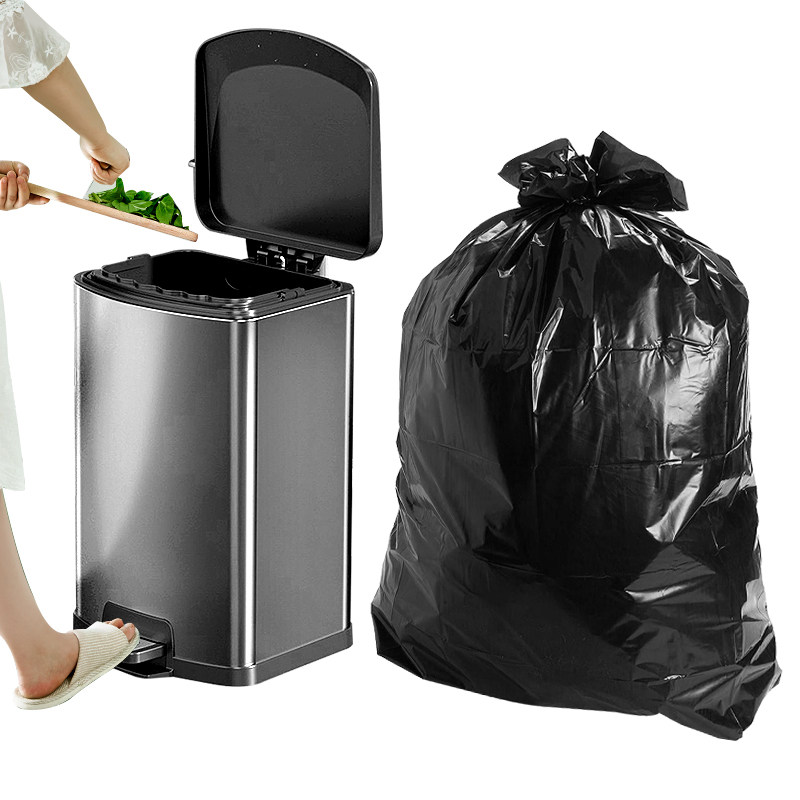 垃圾袋大号家用厨房黑色50x60大容量15L20LL30L40升垃圾桶用实加