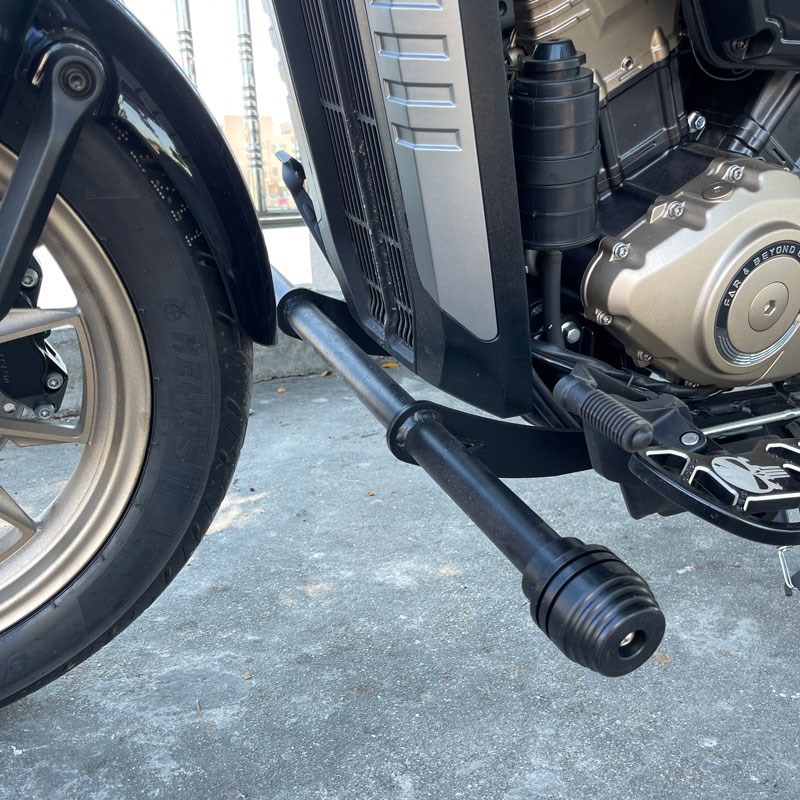 适用隆鑫无极eCU250改装后靠背cu250改装排气隔热罩保险杆一字护