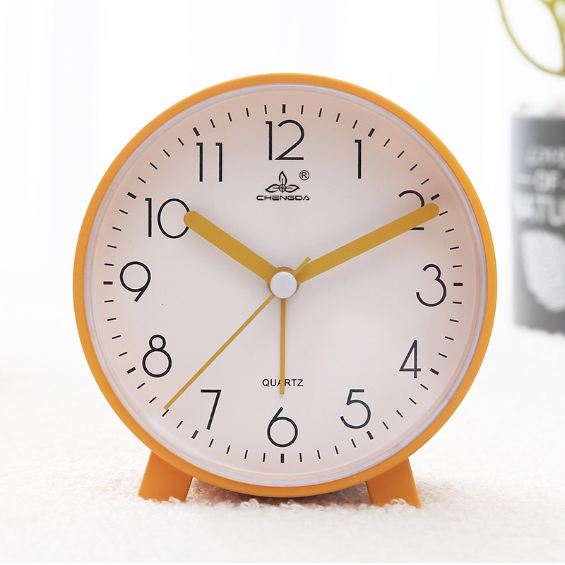 非静音闹钟 跳秒走时有滴答声 卧室床头睡觉听声音助眠简约时钟表